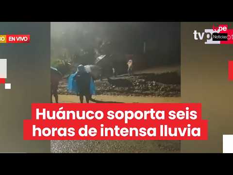 Hu&aacute;nuco: lluvias provocan desborde de r&iacute;o y bloquean v&iacute;as en Ambo